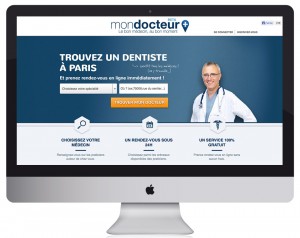 Création et réalisation webdesign du site de mondocteur.fr